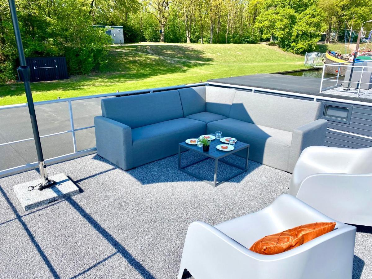 Middelaar Houseboat Met Dakterras Mookerplas מראה חיצוני תמונה