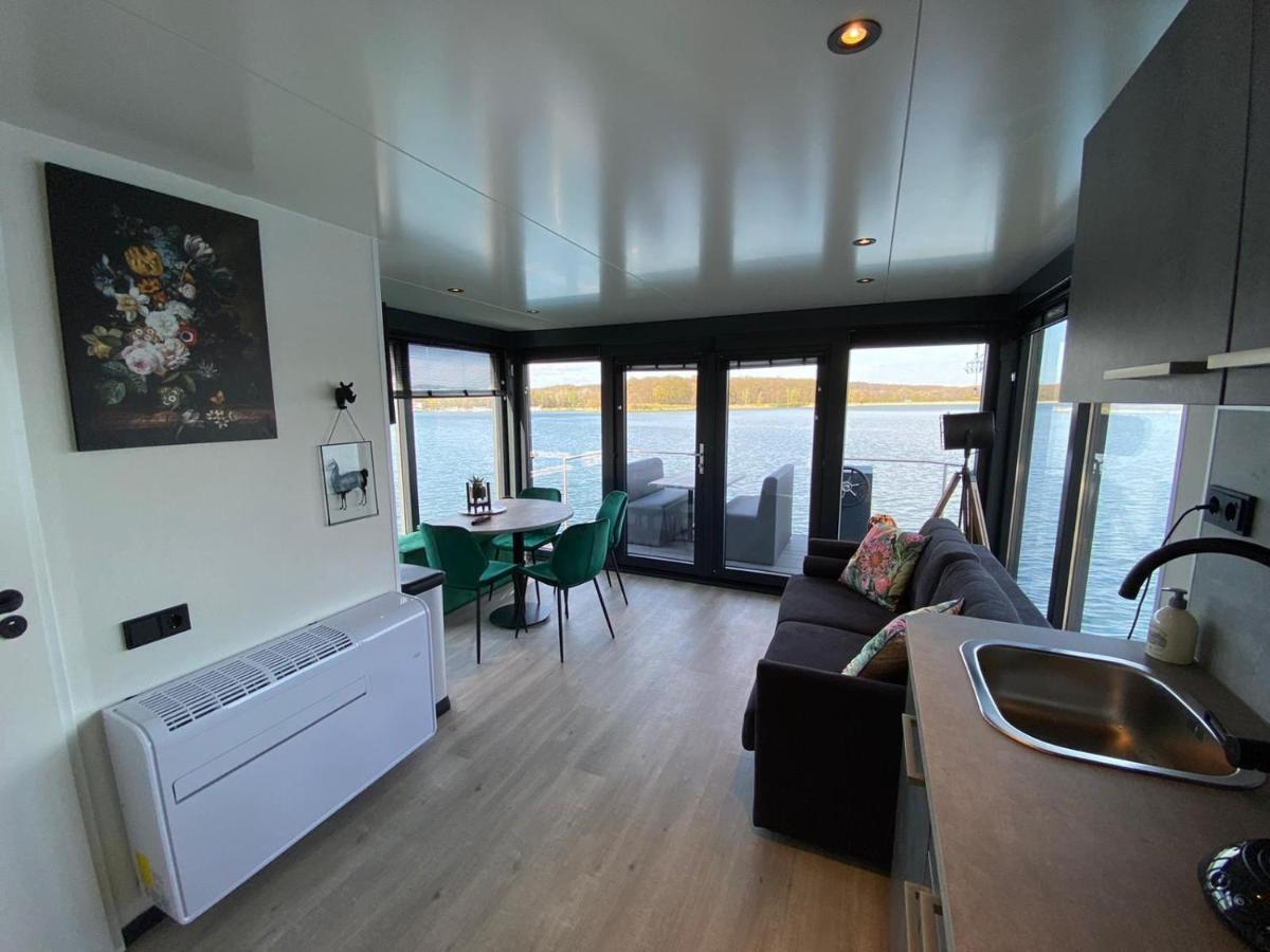 Middelaar Houseboat Met Dakterras Mookerplas מראה חיצוני תמונה